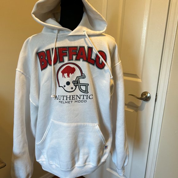 Buffalo Bills Authentic Helmet Hood - Pullover Hoodie - Picture 2 of 16